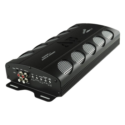 Audiopipe Car Stereo Amplifier w/ Capacitor, 2 Subwoofers, Sub Box, and Wire Kit