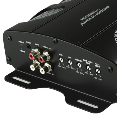 Audiopipe Car Stereo Amplifier w/ Capacitor, 2 Subwoofers, Sub Box, & Wire Kit - VMInnovations