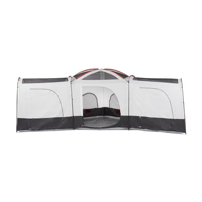 Tahoe Gear Carson 3 Season 14 Person Large Solar Shield Family Cabin Tent, Red