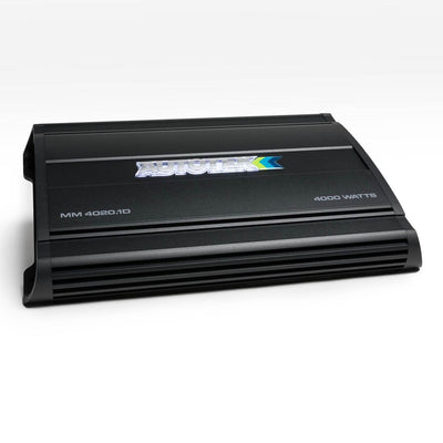 Autotek MM4020.1D 4000W Mono Amplifier Car Audio Amp w/ Bullz Audio 1/0 Wire Kit