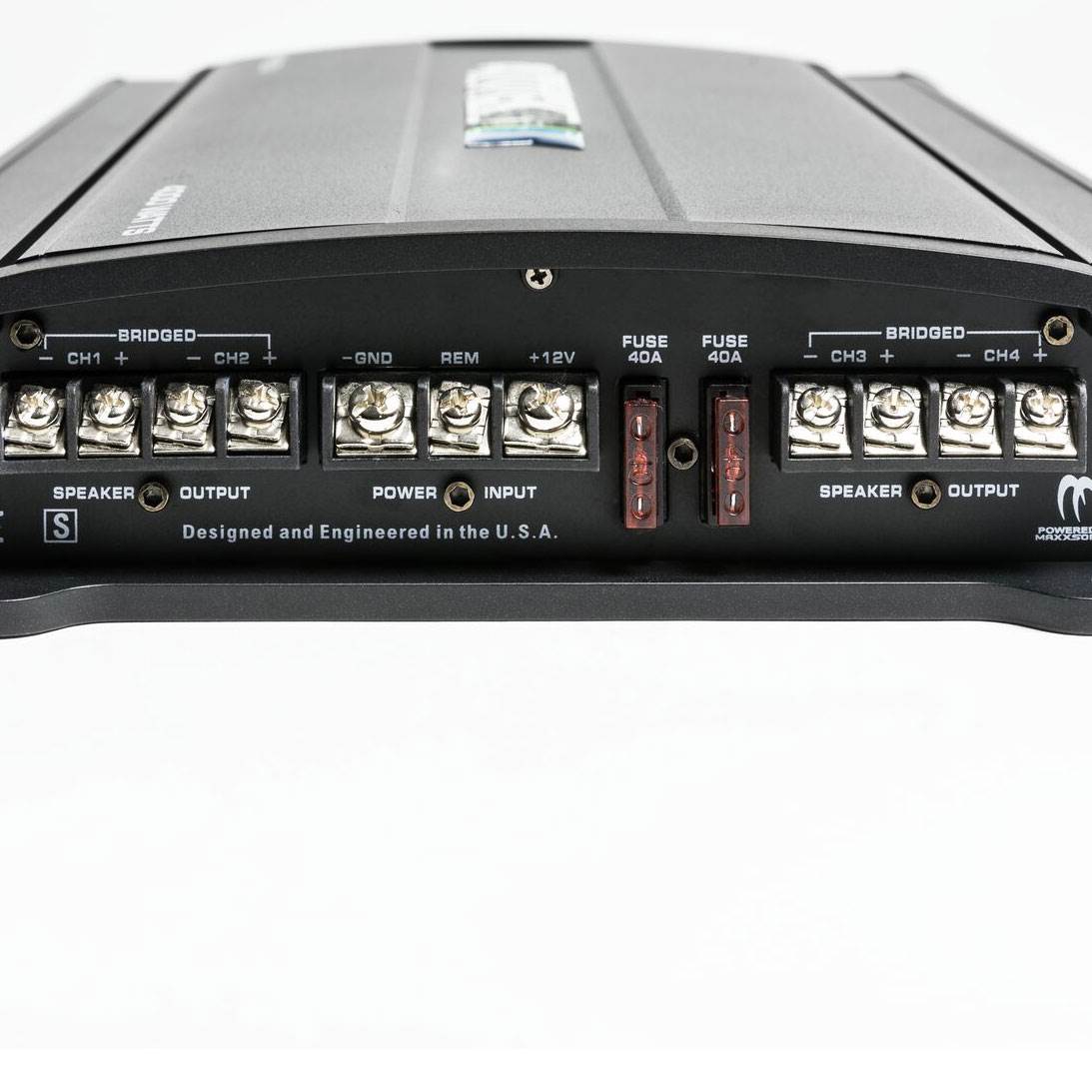 Autotek MM4020.4 4000W 4 Channel Car Audio Amp w/ Bullz Audio 1/0 Gauge Wire Kit