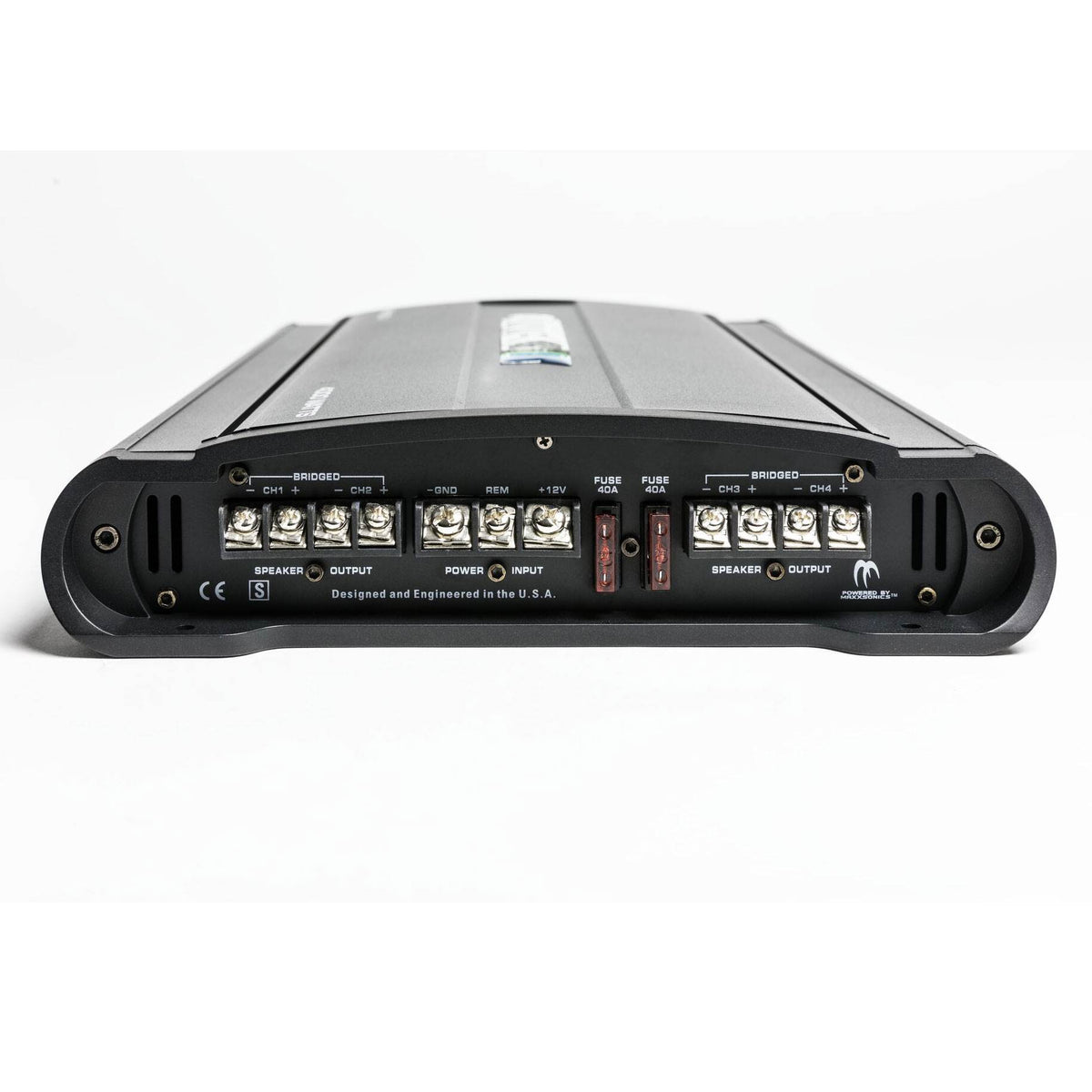 Autotek MM4020.4 4000W 4 Channel Car Audio Amp w/ Bullz Audio 1/0 Gauge Wire Kit