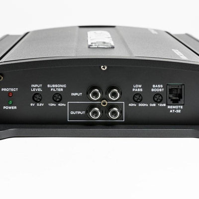 Autotek MM3020.1D 3000W Mono Amplifier Car Audio Amp w/ Bullz Audio 4Ga Wire Kit