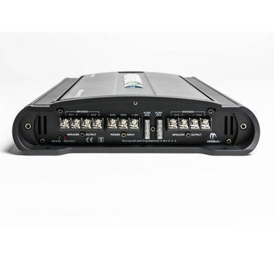 Autotek MM2020.4 2000W 4 Channel Car Audio Amp w/ Bullz Audio 4 AWG Wire Kit