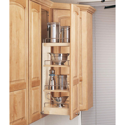 Rev A Shelf 8 Inch Pull Out Wood Base Cabinet Organizer (Certified Refurbished)