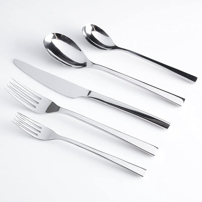 Gibson Elite Forged Stainless Steel Flatware Silverware Set, 20 Piece (Used) - VMInnovations