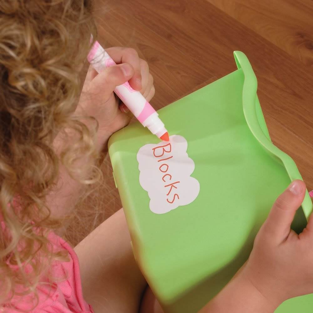 Step2 Kids Fun Time Plastic Playroom Organizer & Toy Storage Bin Unit, Tropical