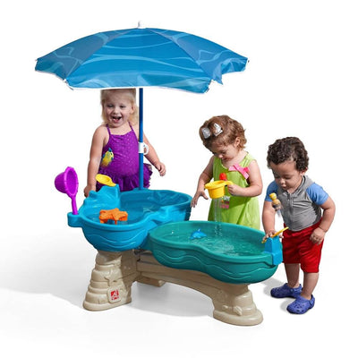 Step2 Big Bubble Blower Splash Kids Indoor/Outdoor Water Play Table (Open Box)