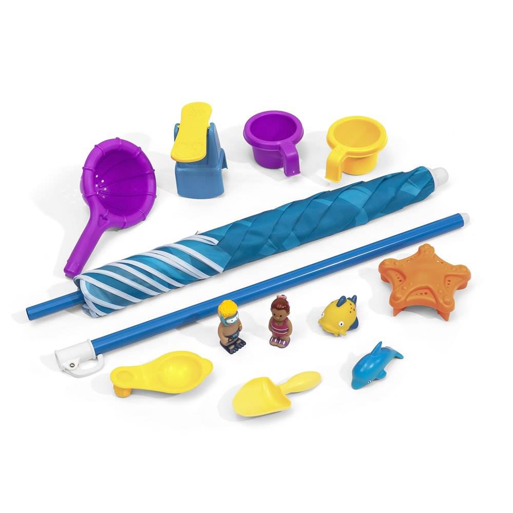 Step2 Big Bubble Blower Splash Kids Indoor and Outdoor Water Toy Play Table Set