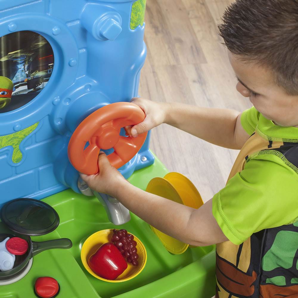 Step2 Teenage Mutant Ninja Turtles Kids Pizza Kitchen Cooking Set (Open Box)