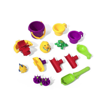 Step2 Kids Play Outdoor Plastic Rain Showers Splash Pond Water Table Playset