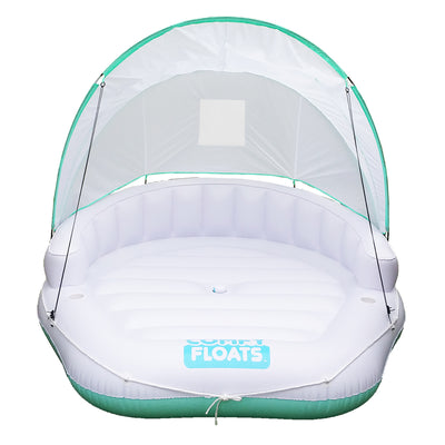 COMFY FLOATS Cool Misting Cabana and Chaise Lounger Inflatable Summertime Floats