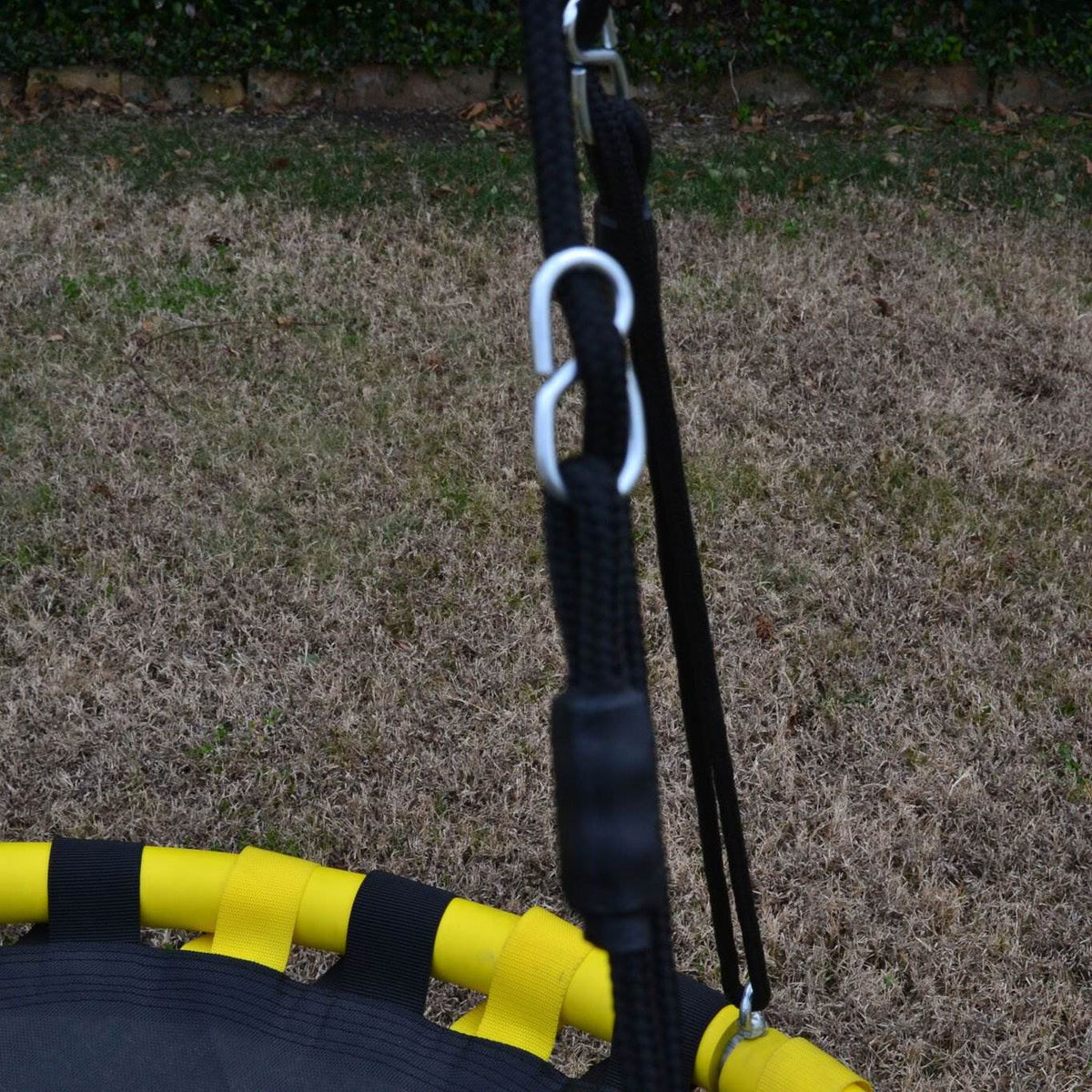 Jumpking Backyard 360 Degree Adjustable Height UFO Swing Set, Yellow (Open Box)