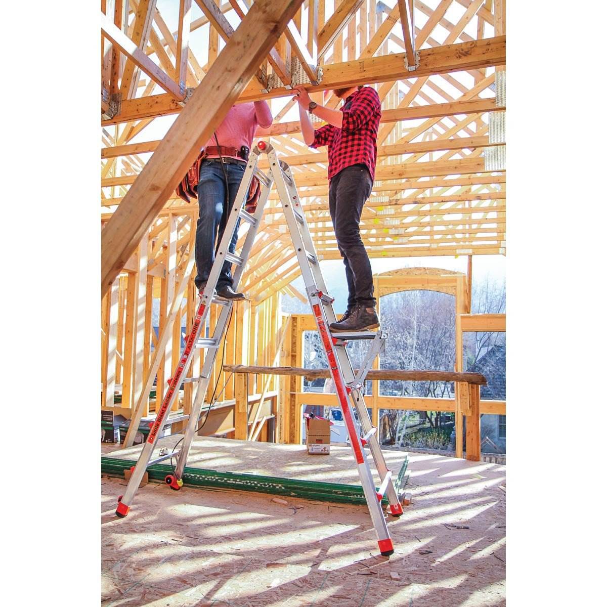 Little Giant Ladder Systems 375 lb Rated Folding Work Platform Accessory (Used) - VMInnovations