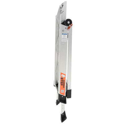 Little Giant Ladder Systems 375 Lb Capacity Aluminum Jumbo 3 Step Safety Ladder (Open Box)
