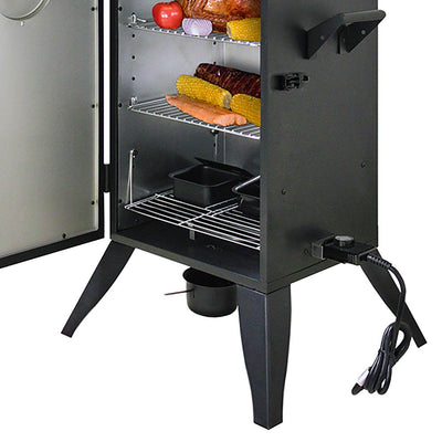 Smoke Hollow Barbecue 30" Digital Electric BBQ Meat Smoker Grill, Black (Used)