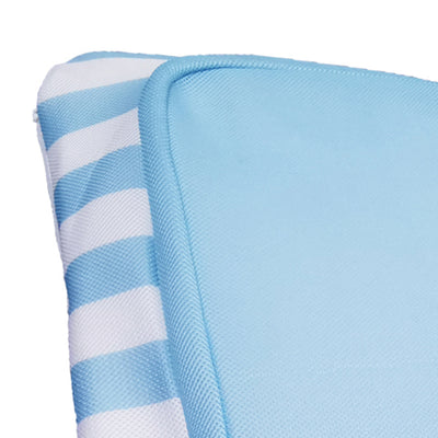 Comfy Floats No Inflate Sun Bed Water Lounger Outdoor Pool Float w/ Pillow, Blue - VMInnovations