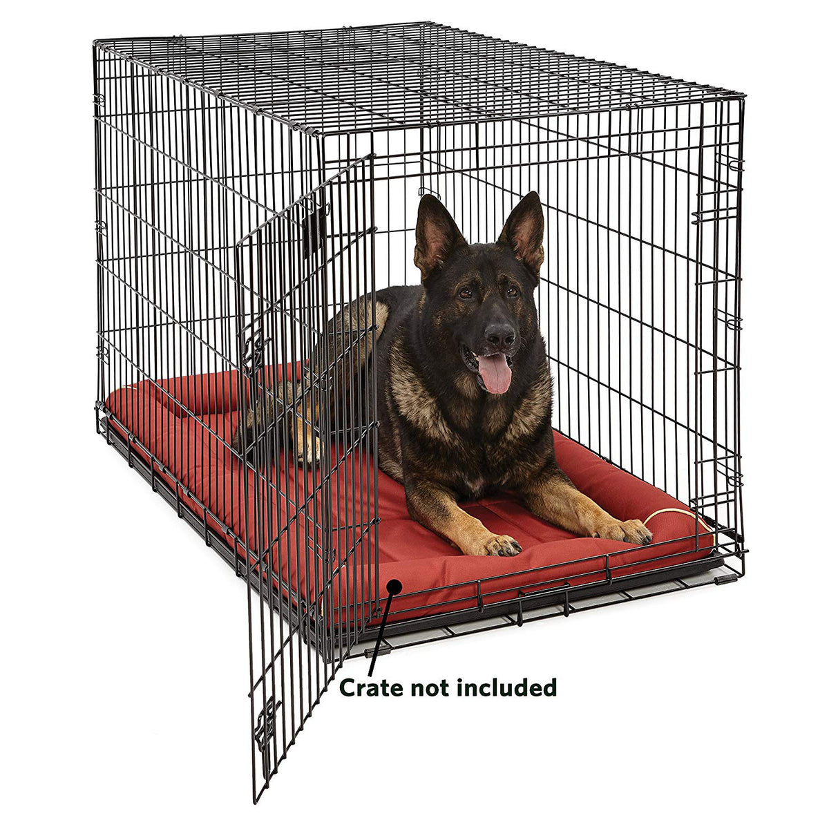 MidWest Homes for Pets QuietTime Maxx Stain Resistant 48 in Large Dog Bed, Brick