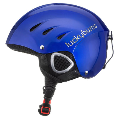 Lucky Bums Ski Snowboard Snow Sport Safety Helmet, Blue, X Large (Open Box)