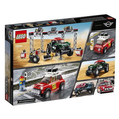 LEGO 6251797 Speed Champions 1967 Mini Cooper and 2018 John Cooper Works Buggy
