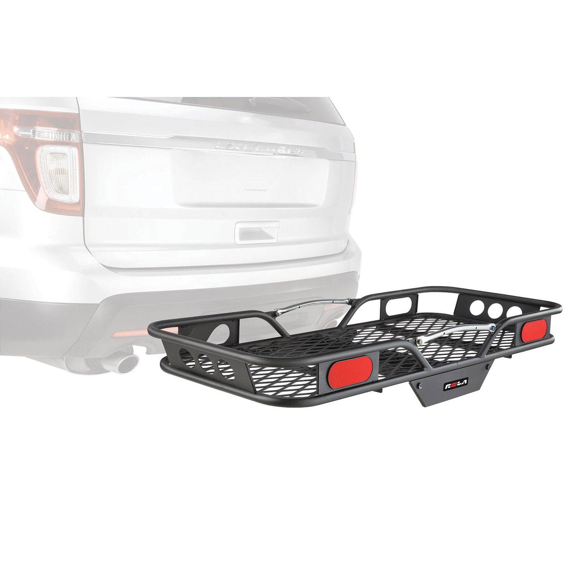 ROLA Trailer 2" Hitch Mount Heavy Steel Basket Style Cargo Carrier Rack (Used)