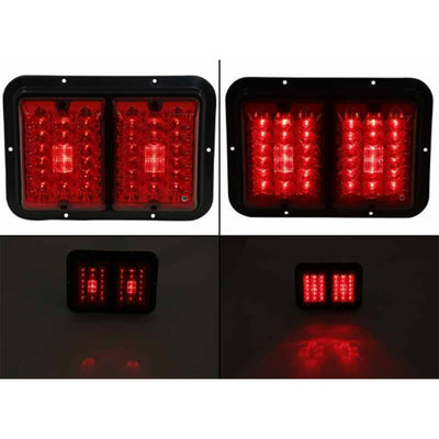 Bargman 47-84-610 Prewired LED Surface Mount Trailer Taillight, Red (For Parts)