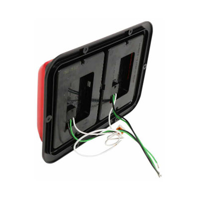 Bargman 47-84-610 Prewired LED Surface Mount Trailer Taillight, Red (For Parts)
