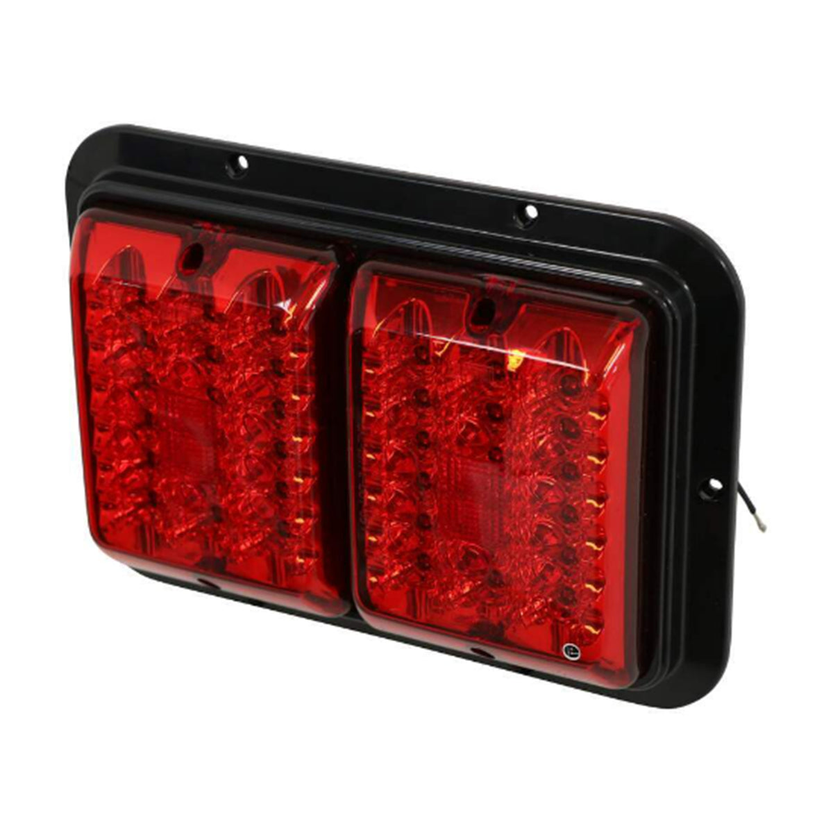 Bargman 47-84-610 Prewired LED Surface Mount Trailer Taillight, Red (For Parts)