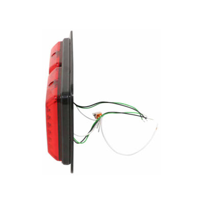Bargman 47-84-610 Prewired LED Surface Mount Trailer Taillight, Red (For Parts)