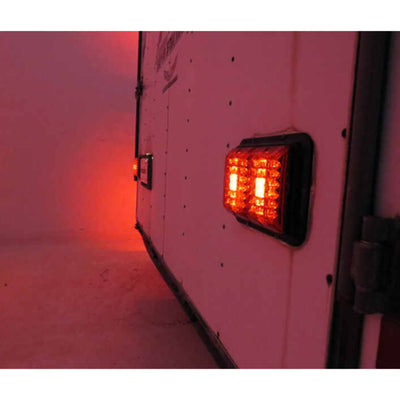 Bargman 47-84-610 Prewired LED Surface Mount Trailer Taillight, Red (For Parts)