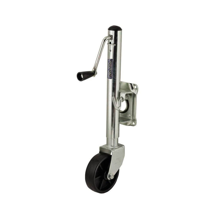 Fulton Bolt On 1200 Lb Capacity Marine Swivel Single Wheel Trailer Tongue Jack