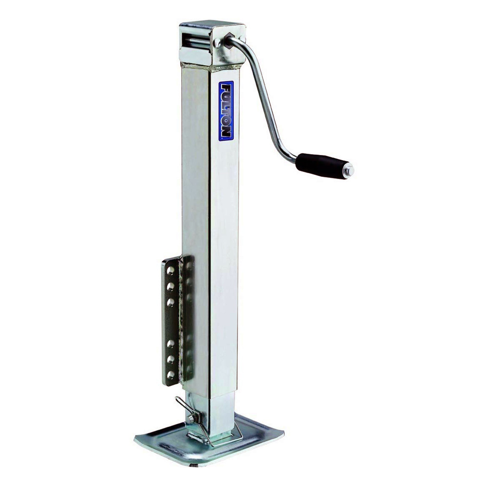 Bolt On 5000 Lb Square & Fixed Mount Trailer Tongue Jack w/ Drop Leg (Open Box) - VMInnovations