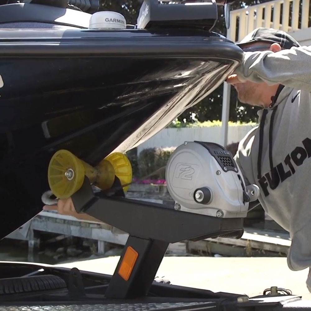 Fulton F2 Fully Enclosed 3200 Lbs 2 Speed Trailer Winch with Adjustable Handle - VMInnovations