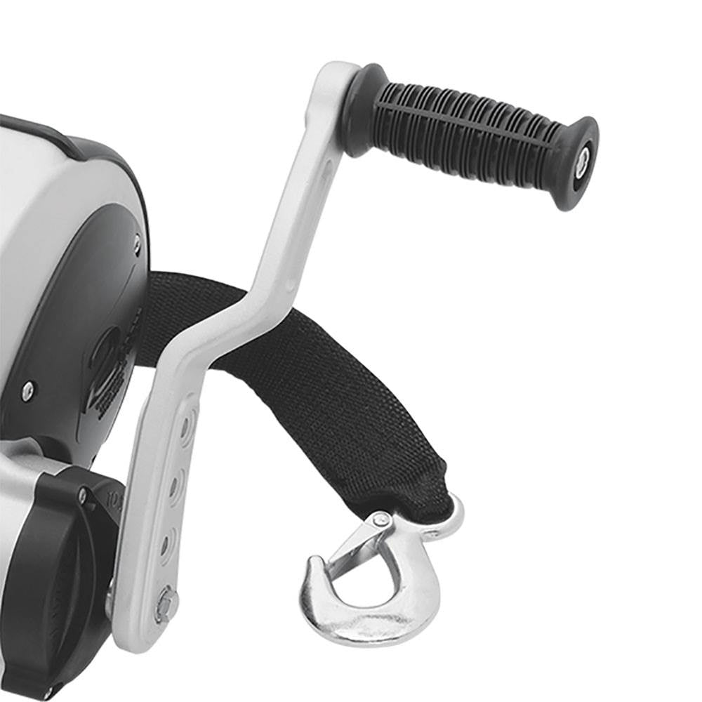 Fulton F2 Fully Enclosed 3200 Lbs 2 Speed Trailer Winch with Adjustable Handle - VMInnovations