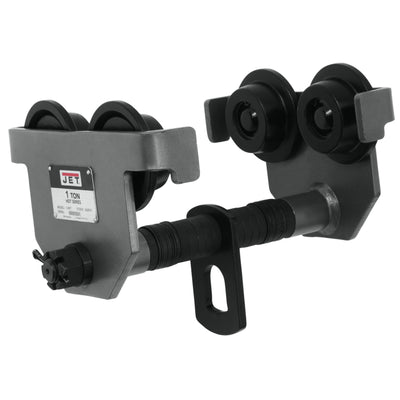 JET 1-HDT 1 Ton Steel Frame Manual Trolley with Bumper Guards and Spacer Washers - VMInnovations