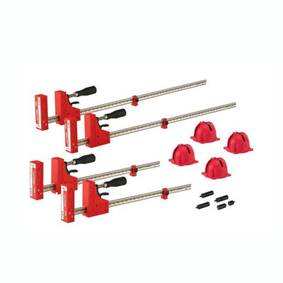 JET 70411 1000 Pound Parallel Clamp Framing Kit Set with Slide Glide Trigger
