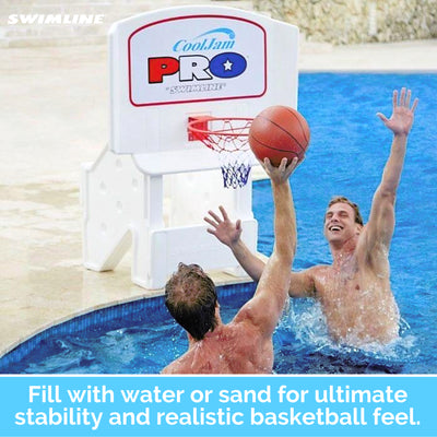 Swimline Super Wide Cool Jam Pro Inground Pool Basketball Hoop 9195 (For Parts)