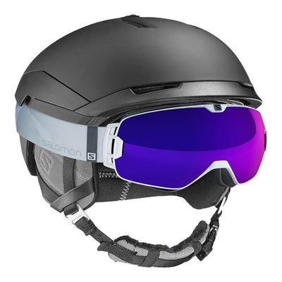 Salomon Quest Mens Freeride Ski or Snowboard Helmet Size Small, Black (Open Box)