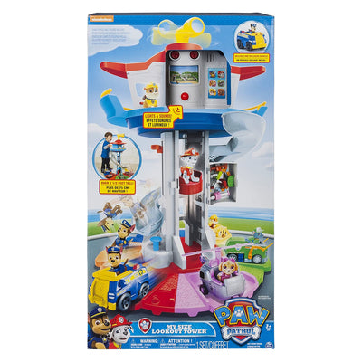 PAW Patrol My Size Lookout Tower with Vehicle Lights and Sounds, Ages 3 and Up