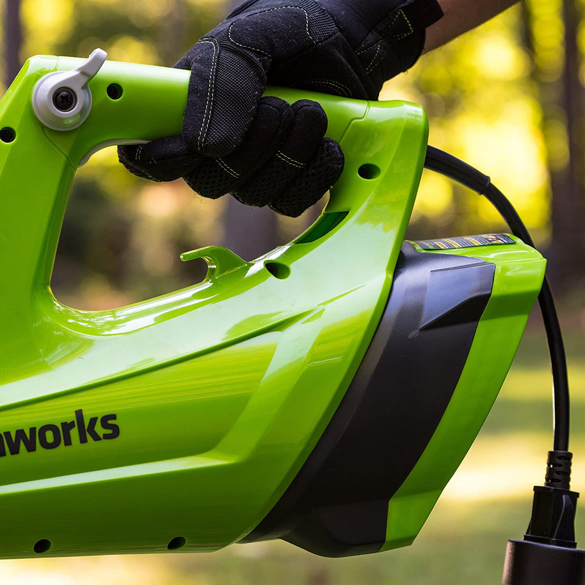 Greenworks 9 Amp 530 CFM Variable Speed Corded Axial Leaf Blower (For Parts)