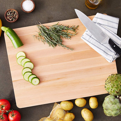 John Boos Maple Wood Chop N Slice Cutting Board w/ Board Maintenance Oil 3 Pack - VMInnovations