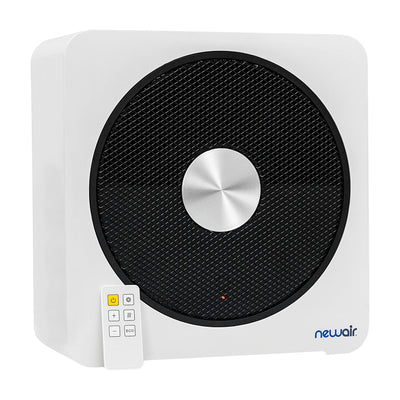 NewAir 120 Volt Portable Whole Room Whisper Quiet Ceramic Space Heater, White
