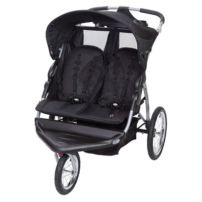 Baby Trend Expedition EX Swivel Travel Jogging Double Baby Stroller (Open Box) - VMInnovations