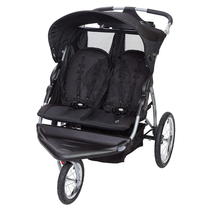 Baby Trend Expedition EX Swivel Travel Jogging Double Baby Stroller (Open Box) - VMInnovations