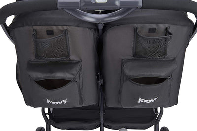 Joovy Double Folding Adjustable Recline Stroller w/ Ventilated Rain Cover