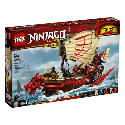LEGO Ninjago Movie Destiny's Bounty Boat Ship Set with Minifigures (1781 Pieces)