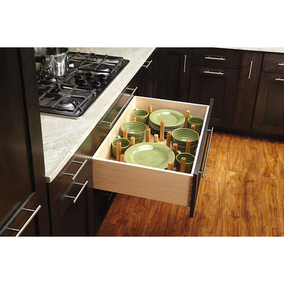 Rev-A-Shelf 4DPS-2421 24 x 21 Inch 9 Peg Board Drawer Organizer System (2 Pack)