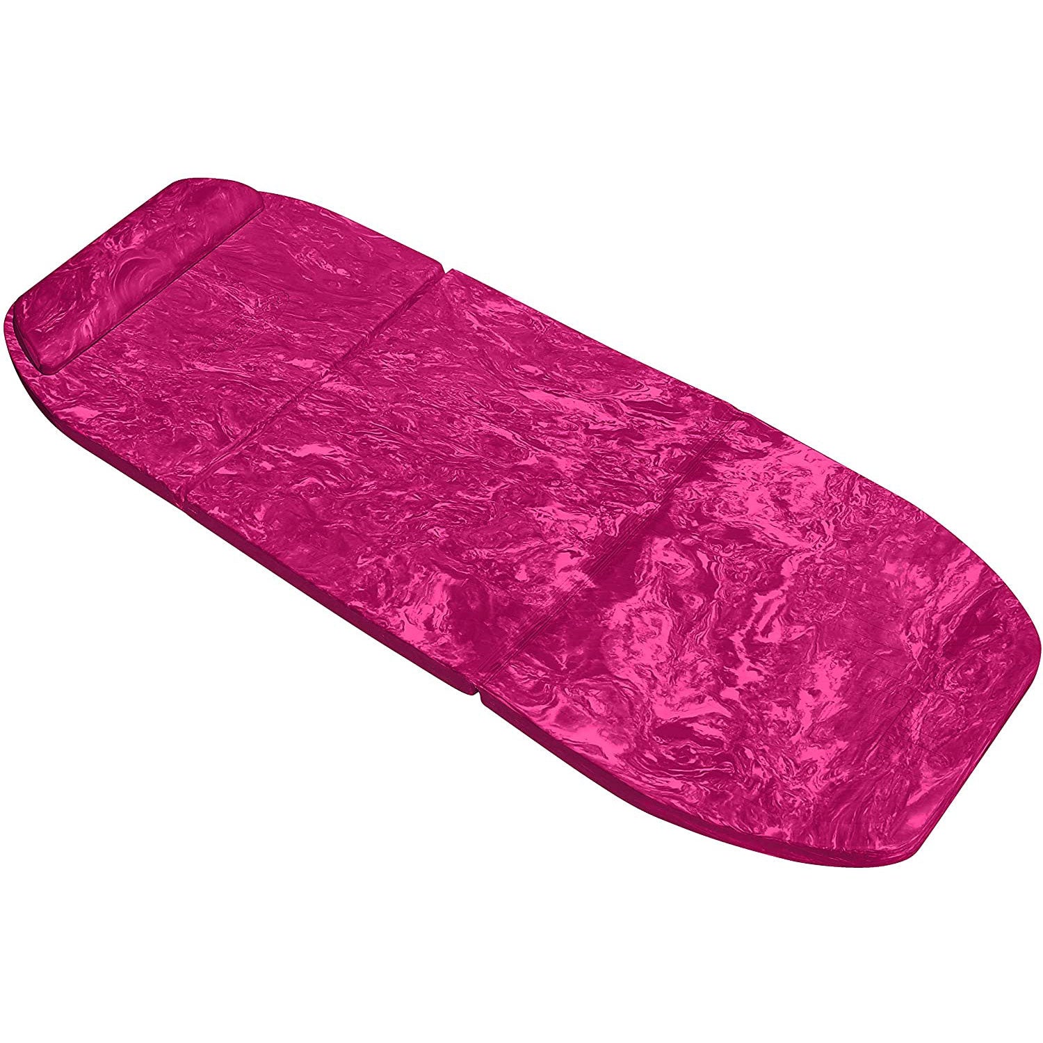 Airhead Sun Comfort Foam Swimming Pool Float Lounge Seat, Raspberry Pink Swirl - VMInnovations