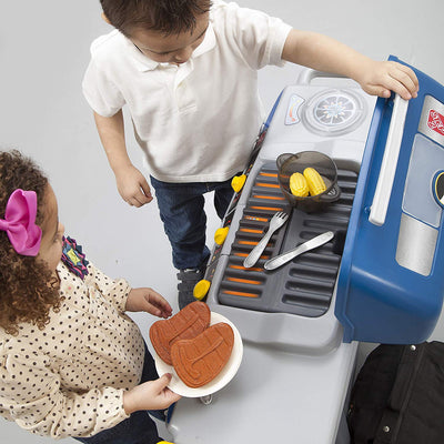 Step2 Play Battery Powered Sizzle & Smoke Grill w/ Cooking Set (Open Box)