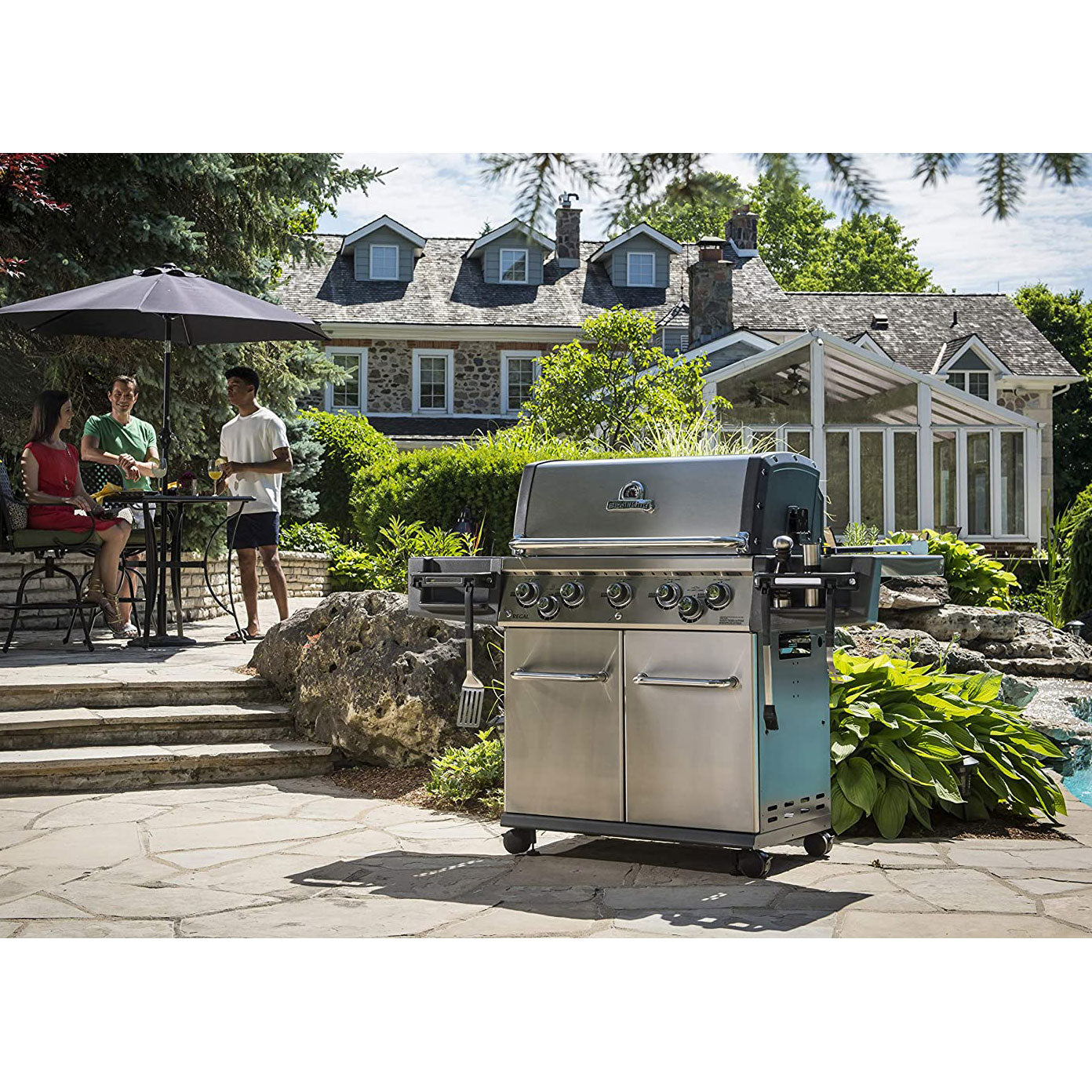 Broil King 5 Burner Regal S590 Pro Liquid Propane Grill, Stainless Steel (Used)